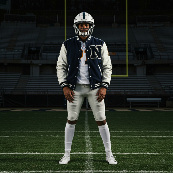 American football varsity jacket custom